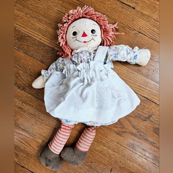 Antique Raggedy Anne Doll - Picture 1 of 8